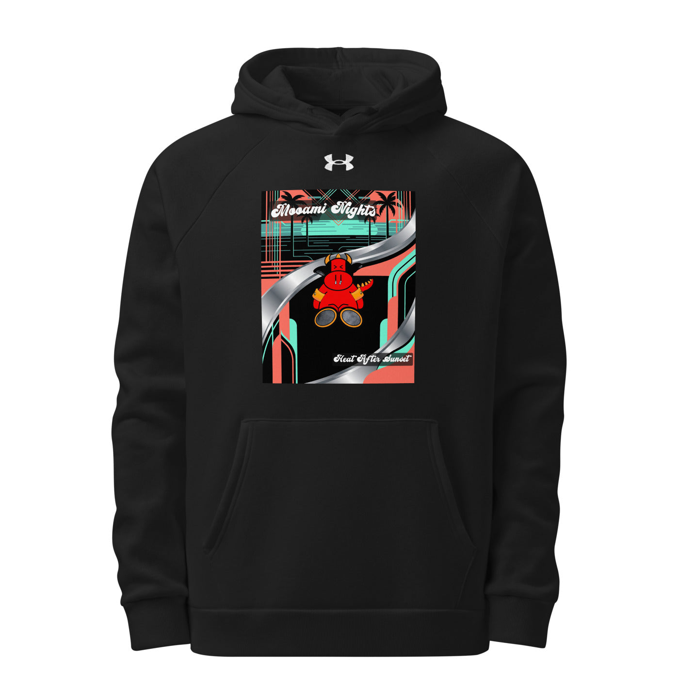 Pocket Cows Men’s Under Armour Rival Fleece Hoodie — Design 272