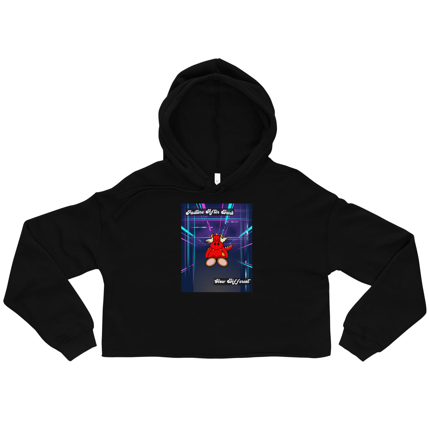 Pocket Cows Women's Cropped Hoodie — Design 273
