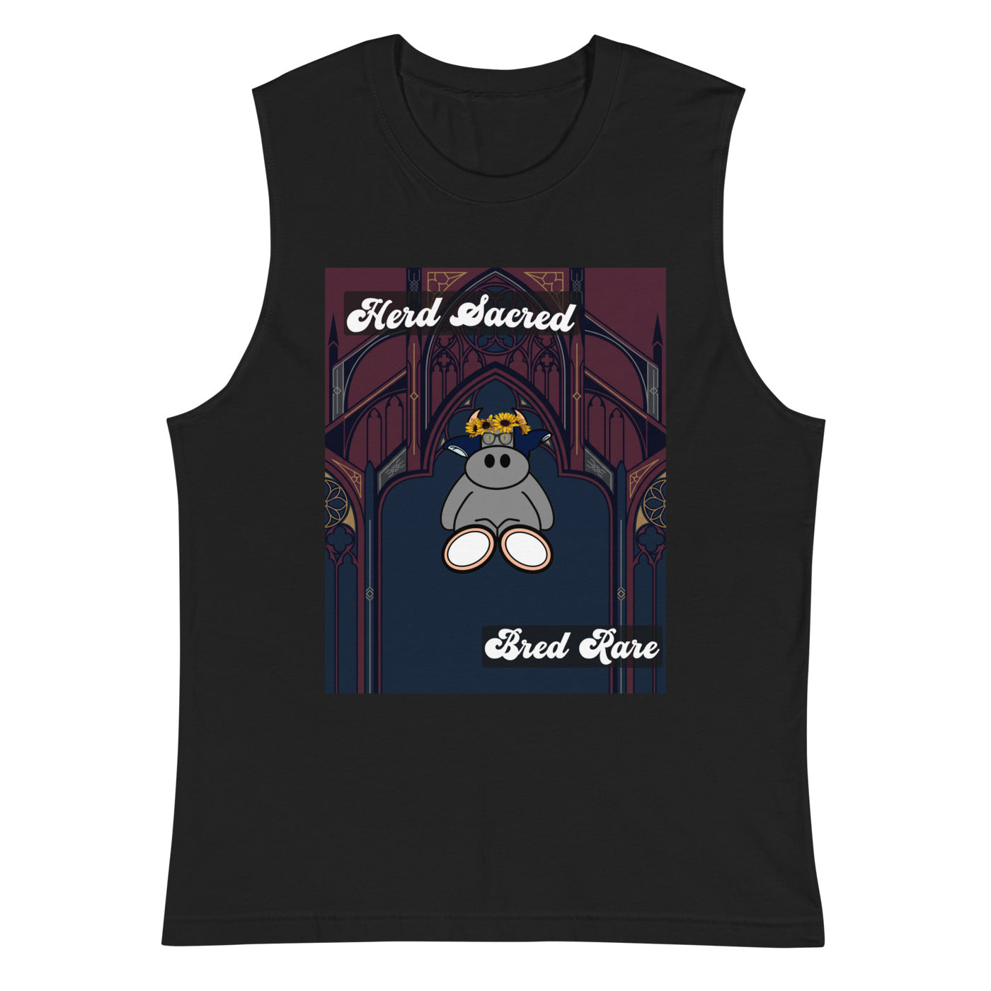 Pocket Cows Unisex Muscle Shirt — Design 271