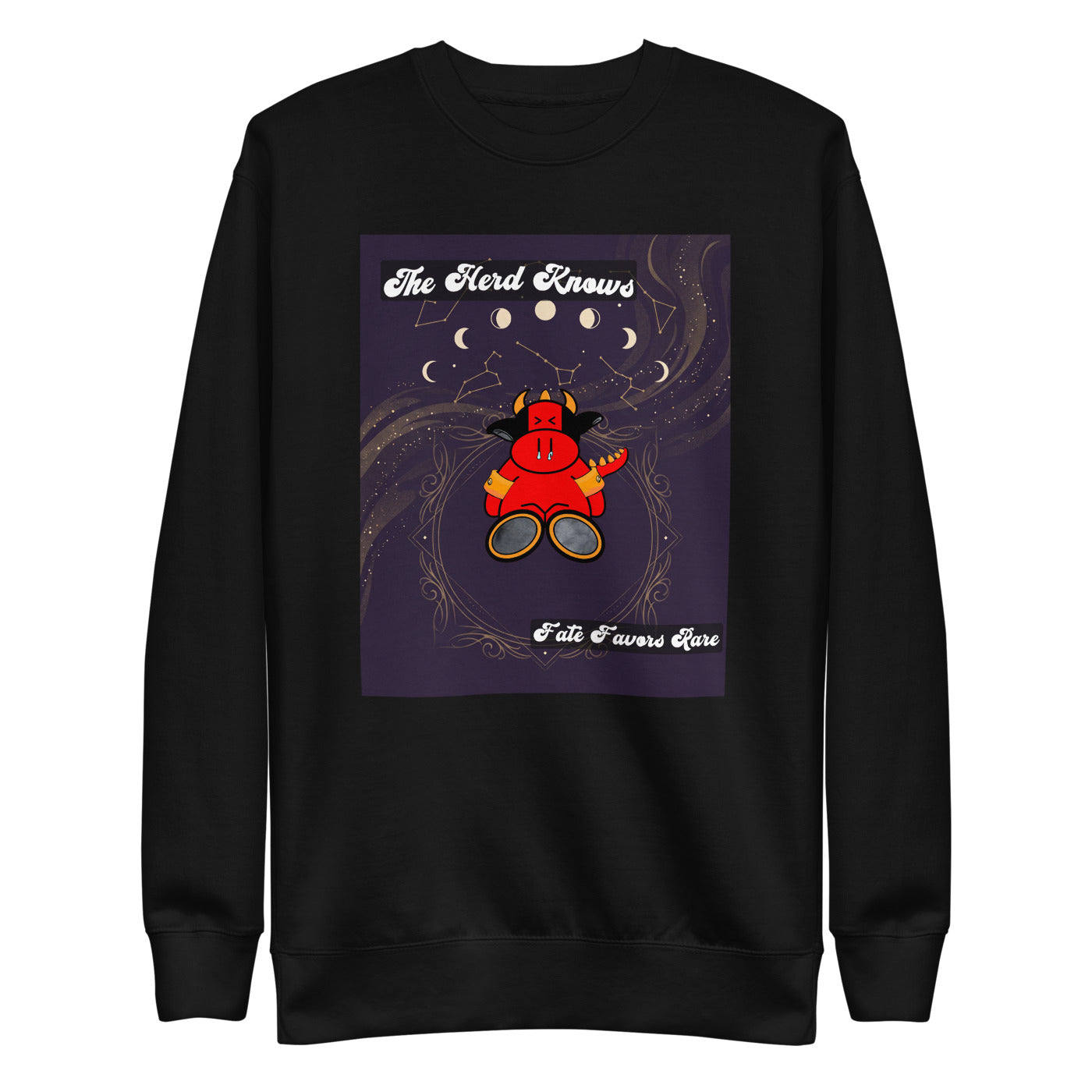 Pocket Cows Crewneck — Written In The Herd — Design 27