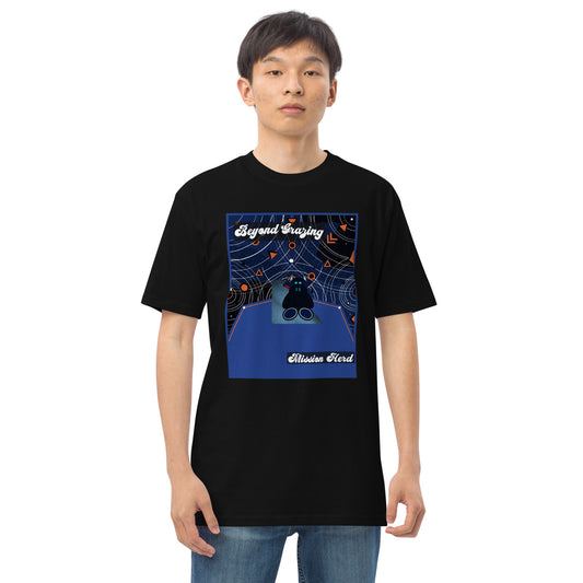 Pocket Cows Heavyweight Tee — Orbit The Herd — Design 758