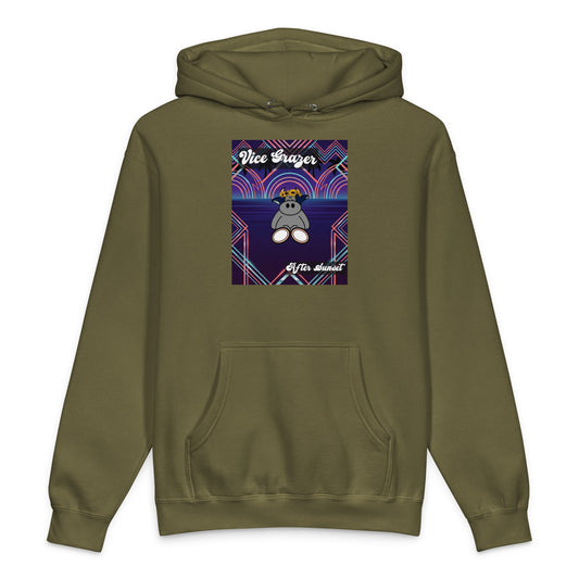 Pocket Cows Unisex Heavyweight Hooded Sweatshirt — Design 279