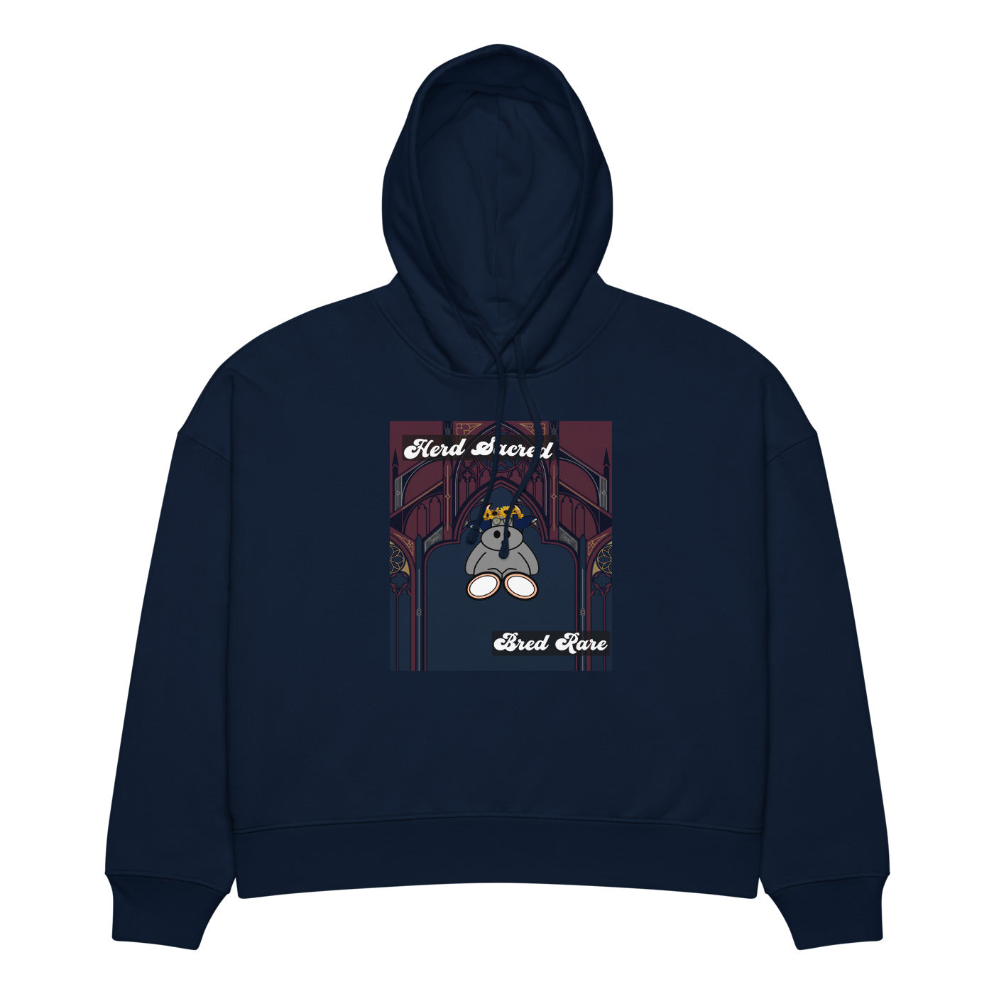 Pocket Cows Women's Organic Stella Nora Hoodie — Design 271