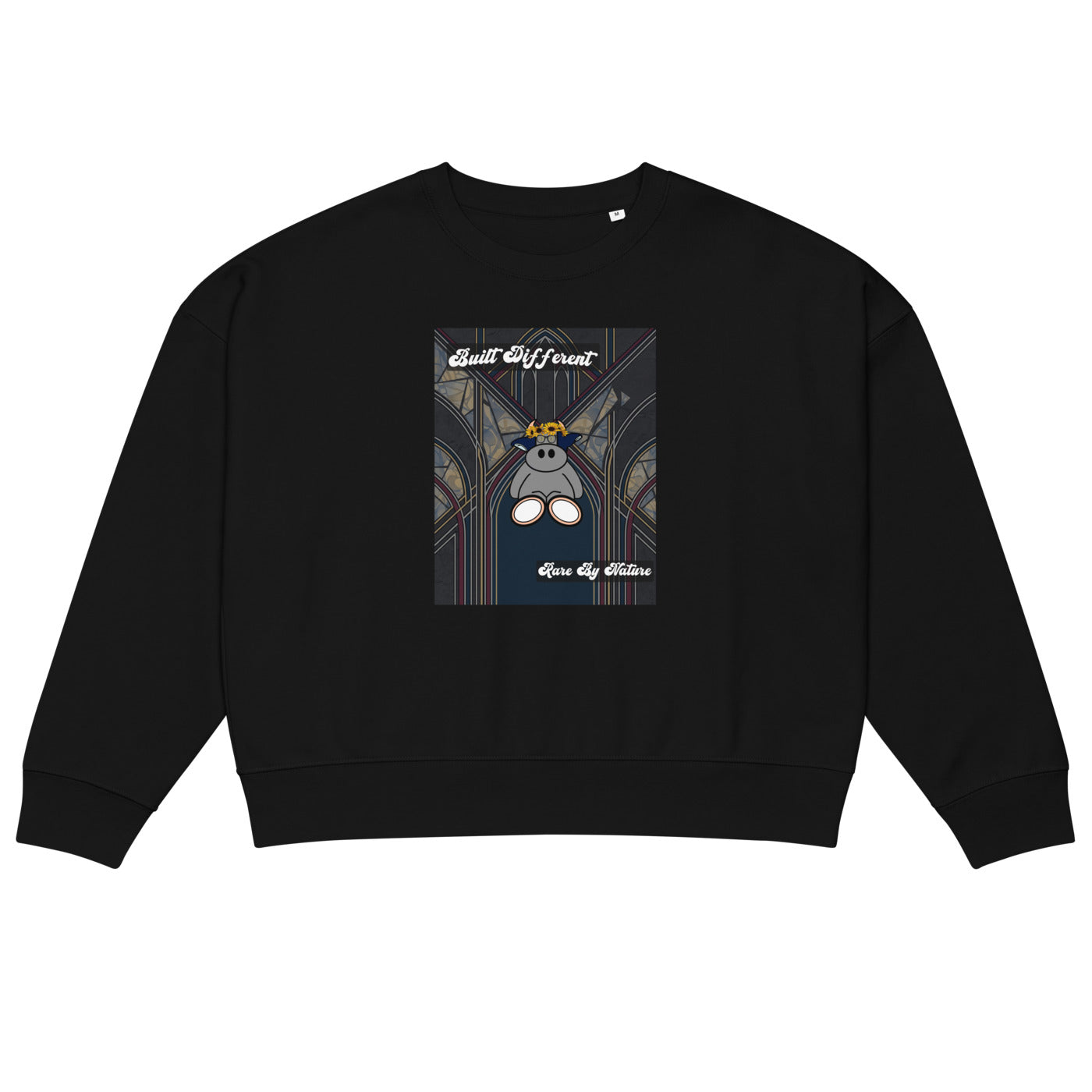 Pocket Cows Women's Organic Crew Neck Stella Alma Sweatshirt — Design 269