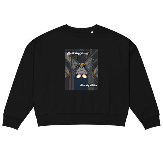 Pocket Cows Women's Organic Crew Neck Stella Alma Sweatshirt — Design 269