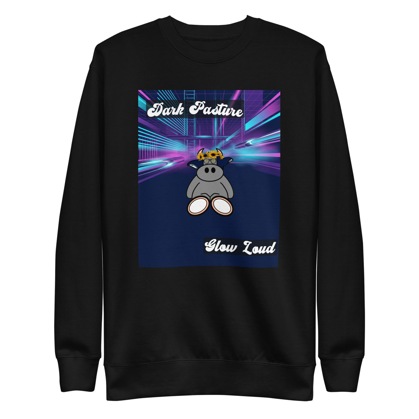 Pocket Cows Crewneck — After Hours — Design 255