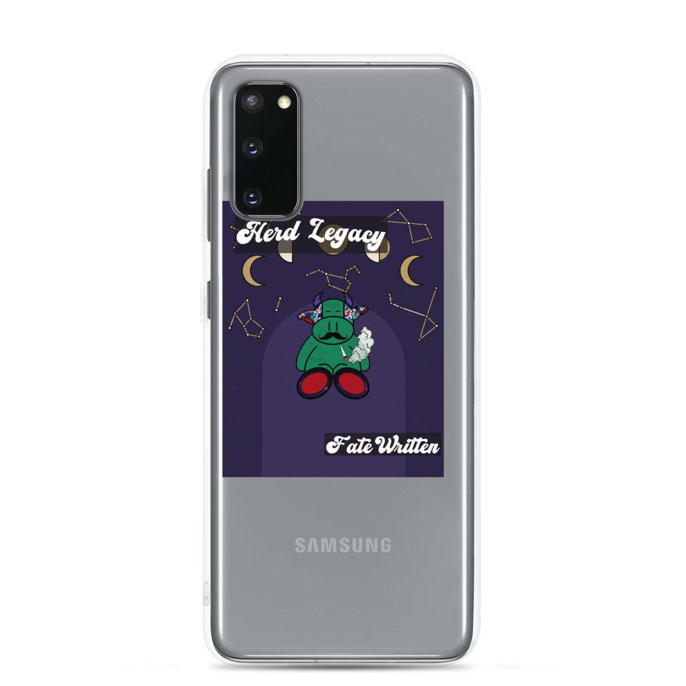 Pocket Cows Clear Case for Samsung® — Written In The Herd — Design 730
