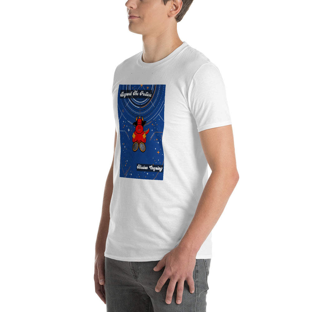 Pocket Cows Unisex Lightweight T-Shirt — Design 278