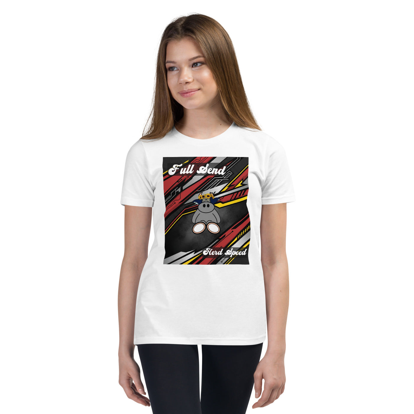 Pocket Cows Youth Staple Tee — Design 265