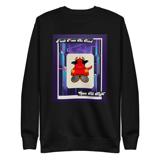 Pocket Cows Crewneck — Always Fresh — Design 01