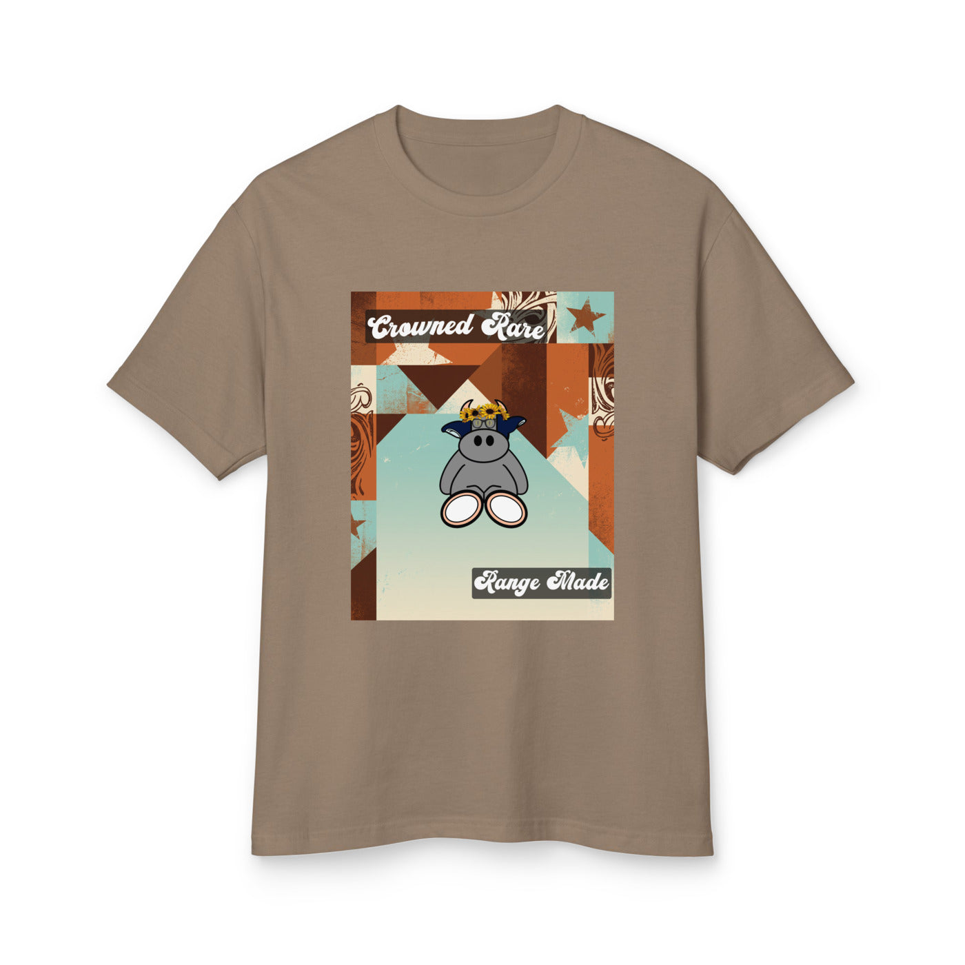 Pocket Cows Unisex Garment-Dyed Heavyweight Cotton Tee — Design 260