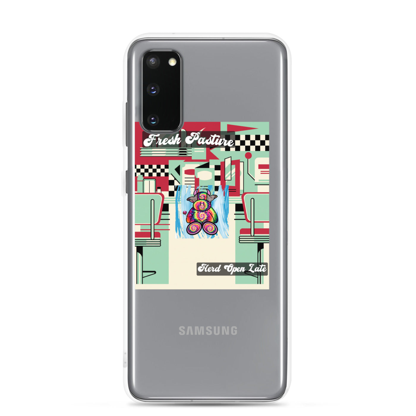 Pocket Cows Clear Case for Samsung® — Always Fresh — Design 715
