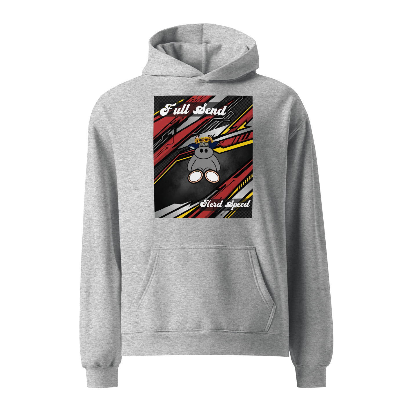 Pocket Cows Unisex Relax Hoodie — Design 265