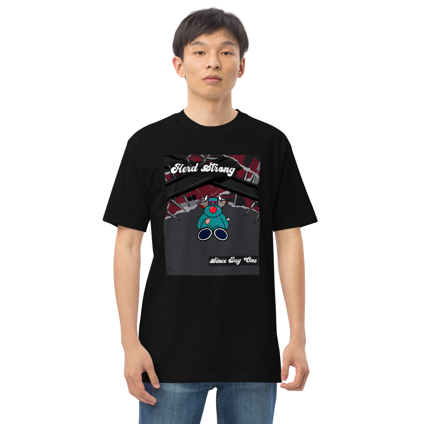Pocket Cows Heavyweight Tee — No Bull Left — Design 815