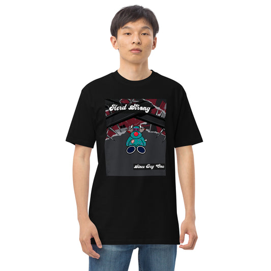 Pocket Cows Heavyweight Tee — No Bull Left — Design 815