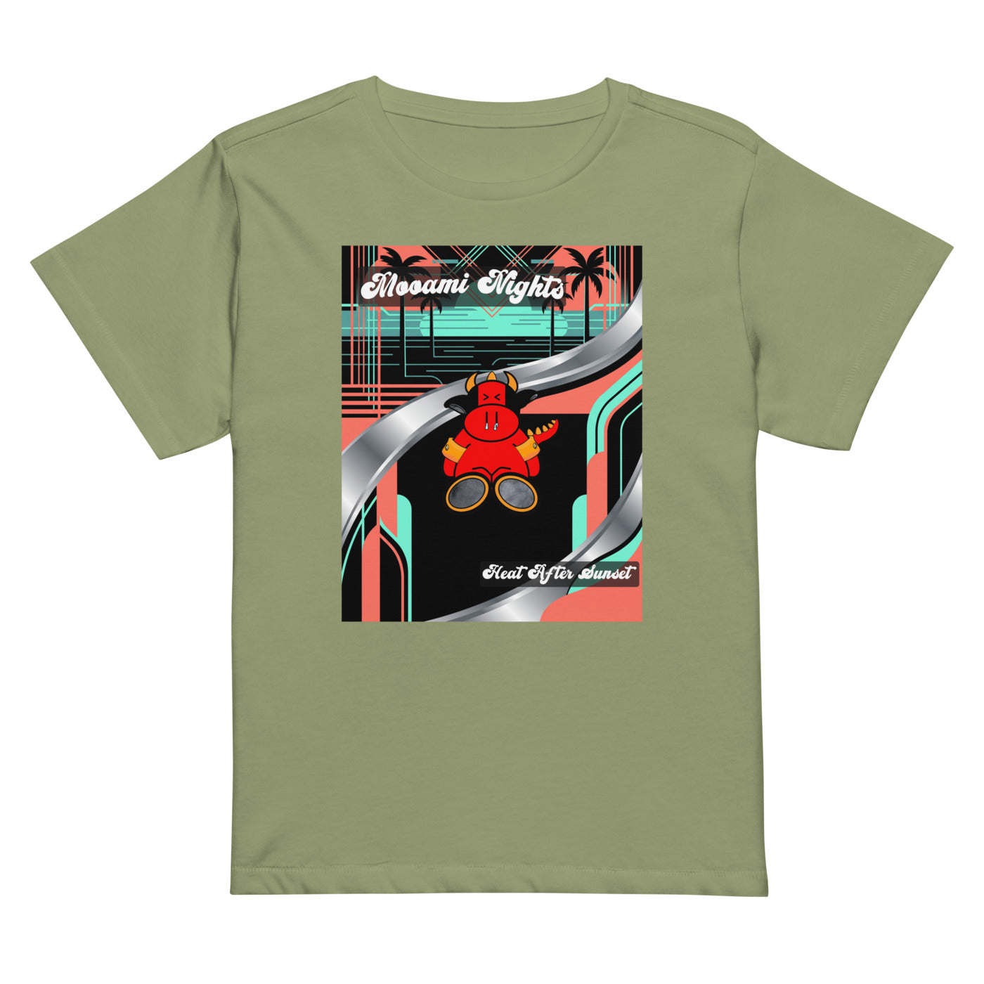 Pocket Cows Women's High-Waisted Tee — Design 272