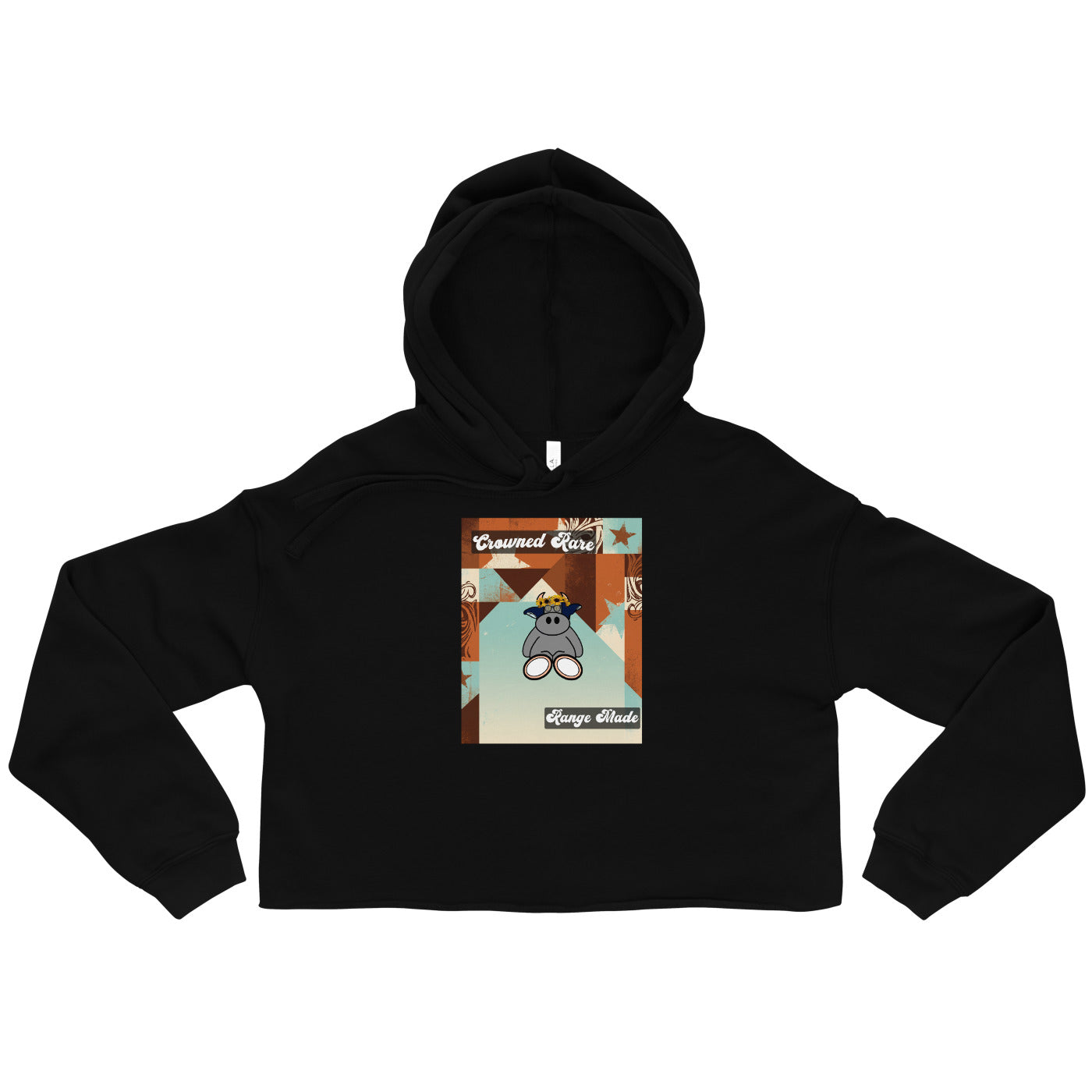 Pocket Cows Women's Cropped Hoodie — Design 260