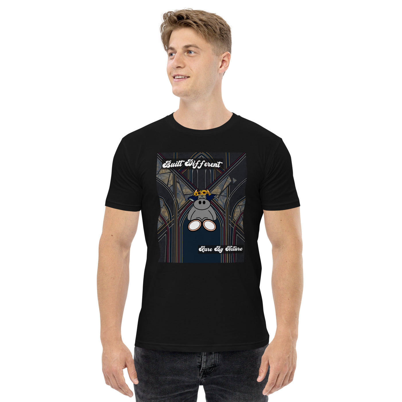 Pocket Cows Men's Staple T-Shirt — Design 269