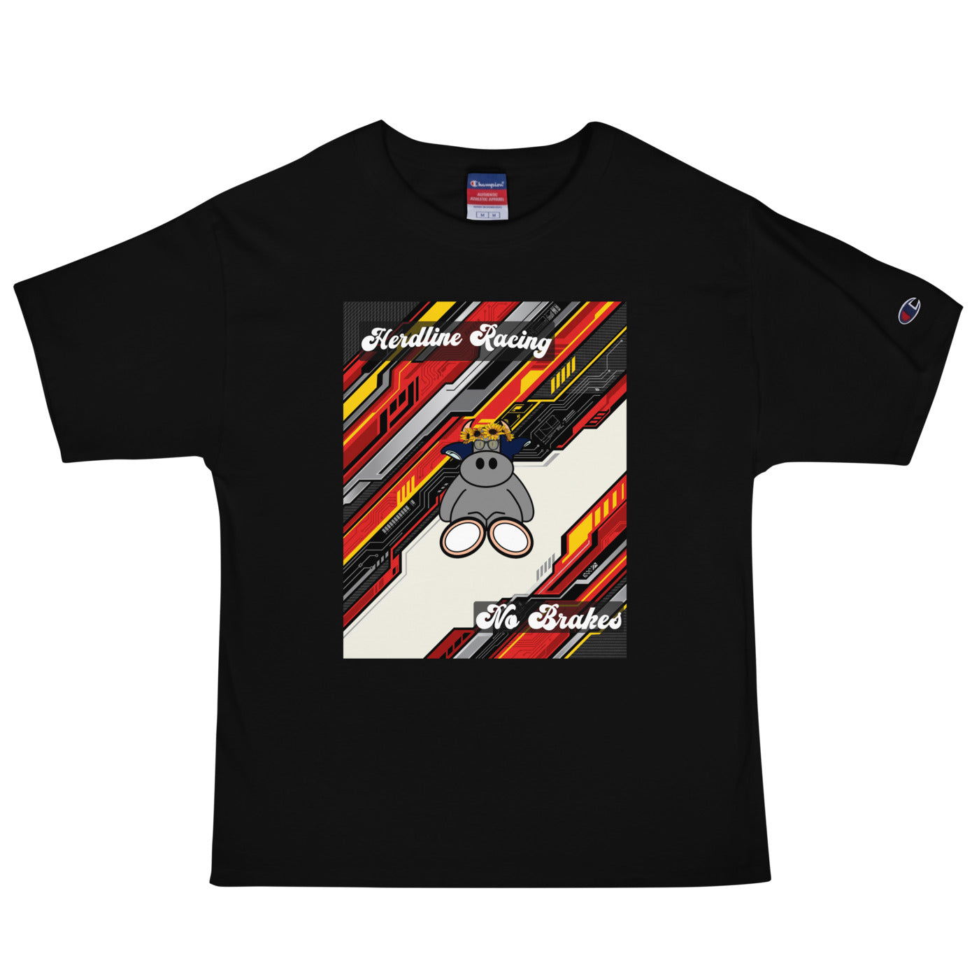 Pocket Cows Men's Heritage T-Shirt — Design 263