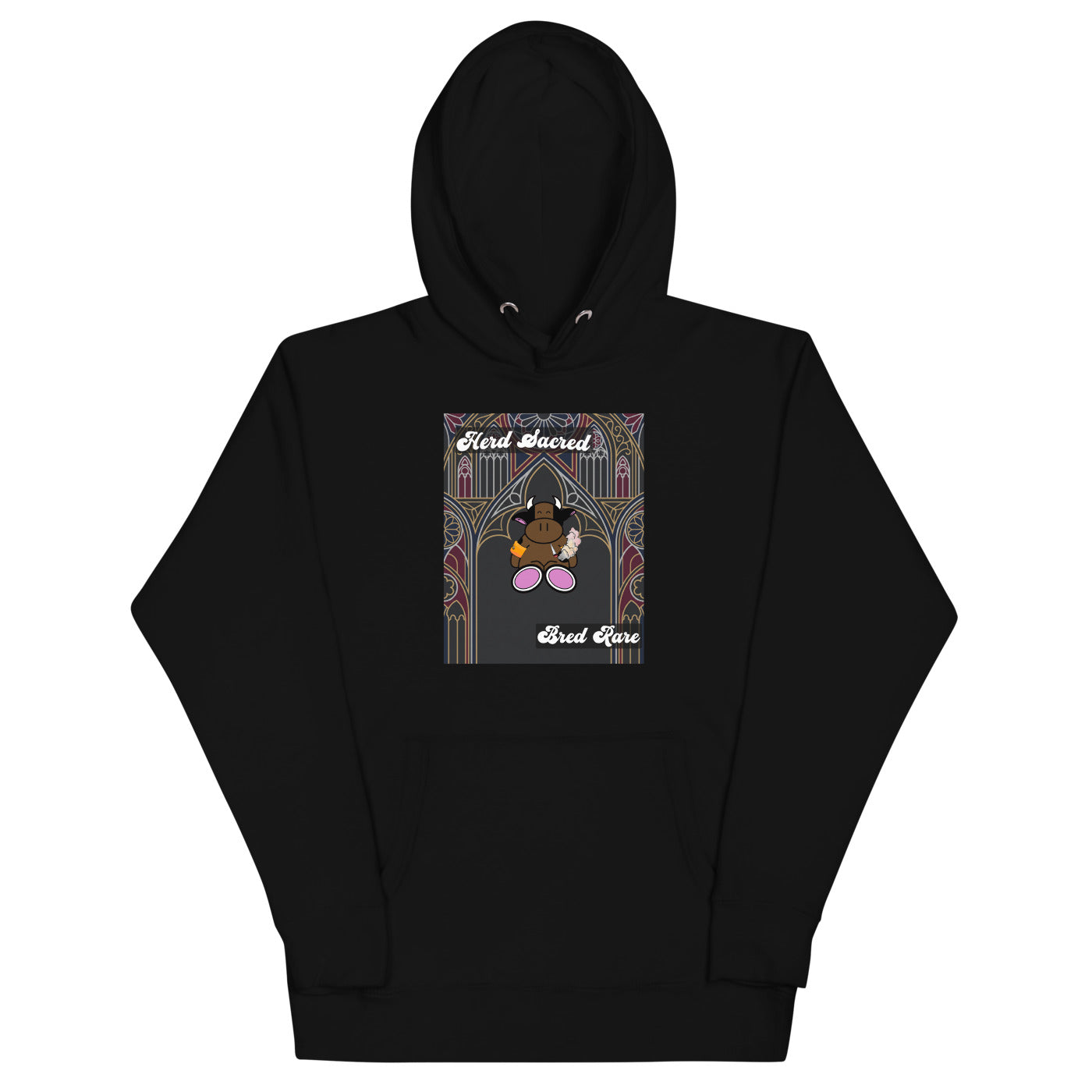 Pocket Cows Hoodie — Sacred Herd — Design 764