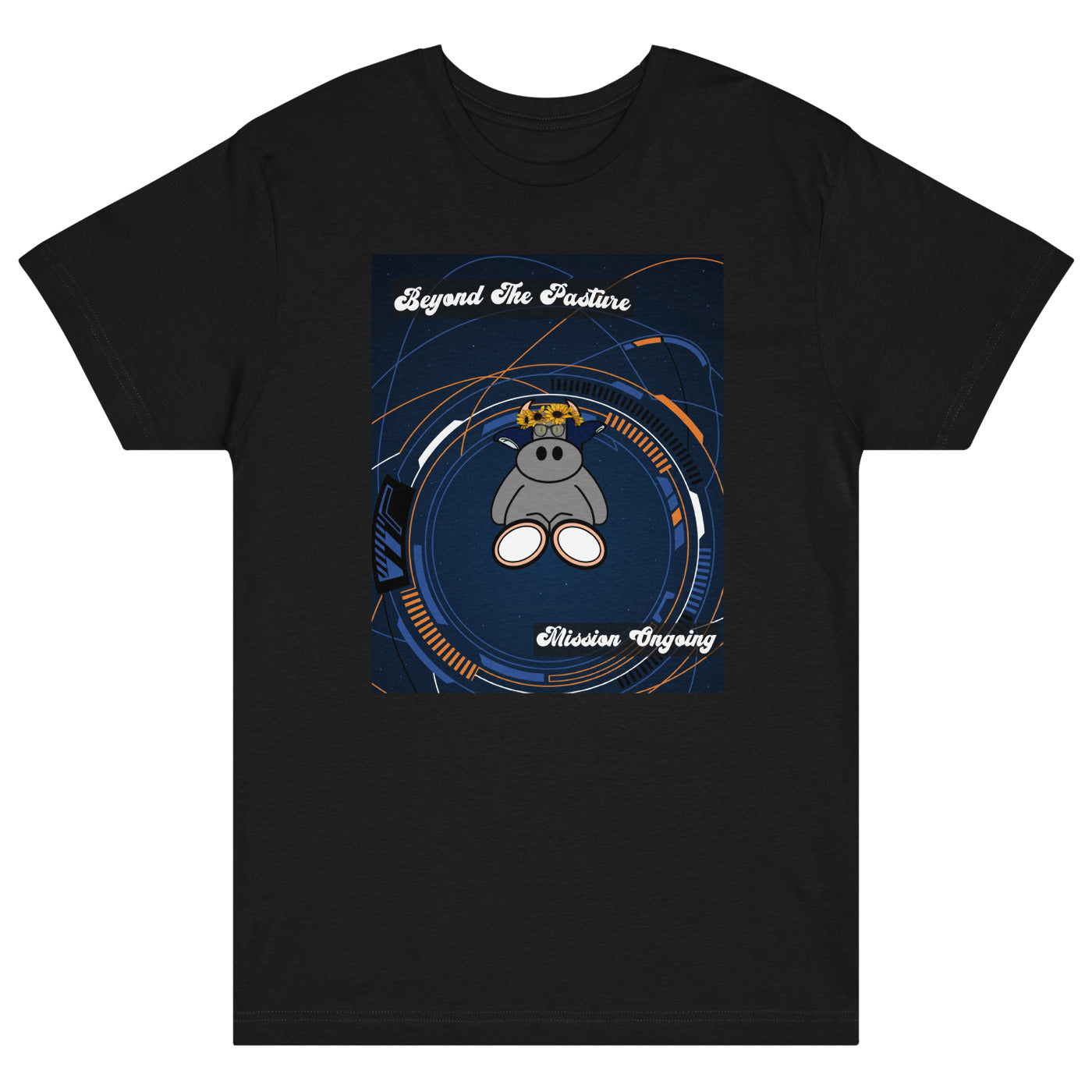 Pocket Cows Unisex Fine Jersey Tee — Design 283