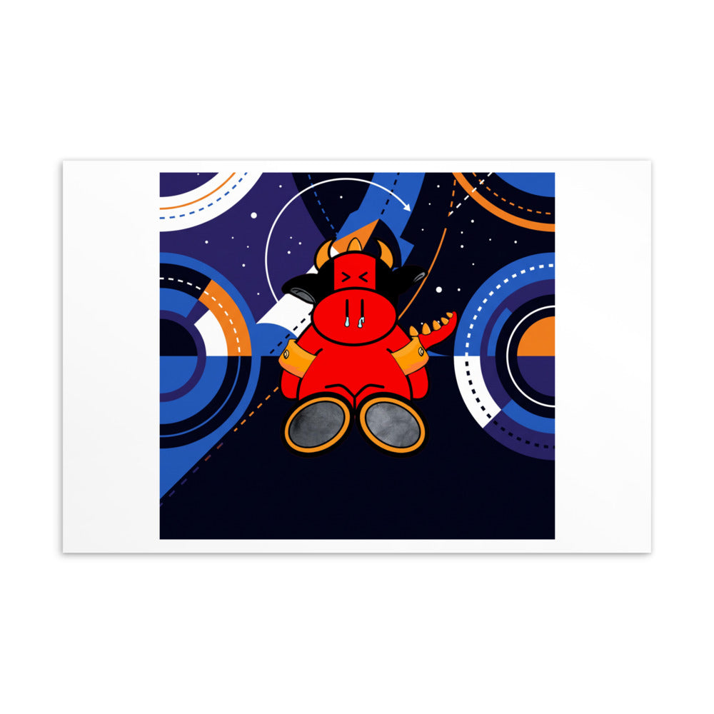 Orbit The Herd Standard Postcard