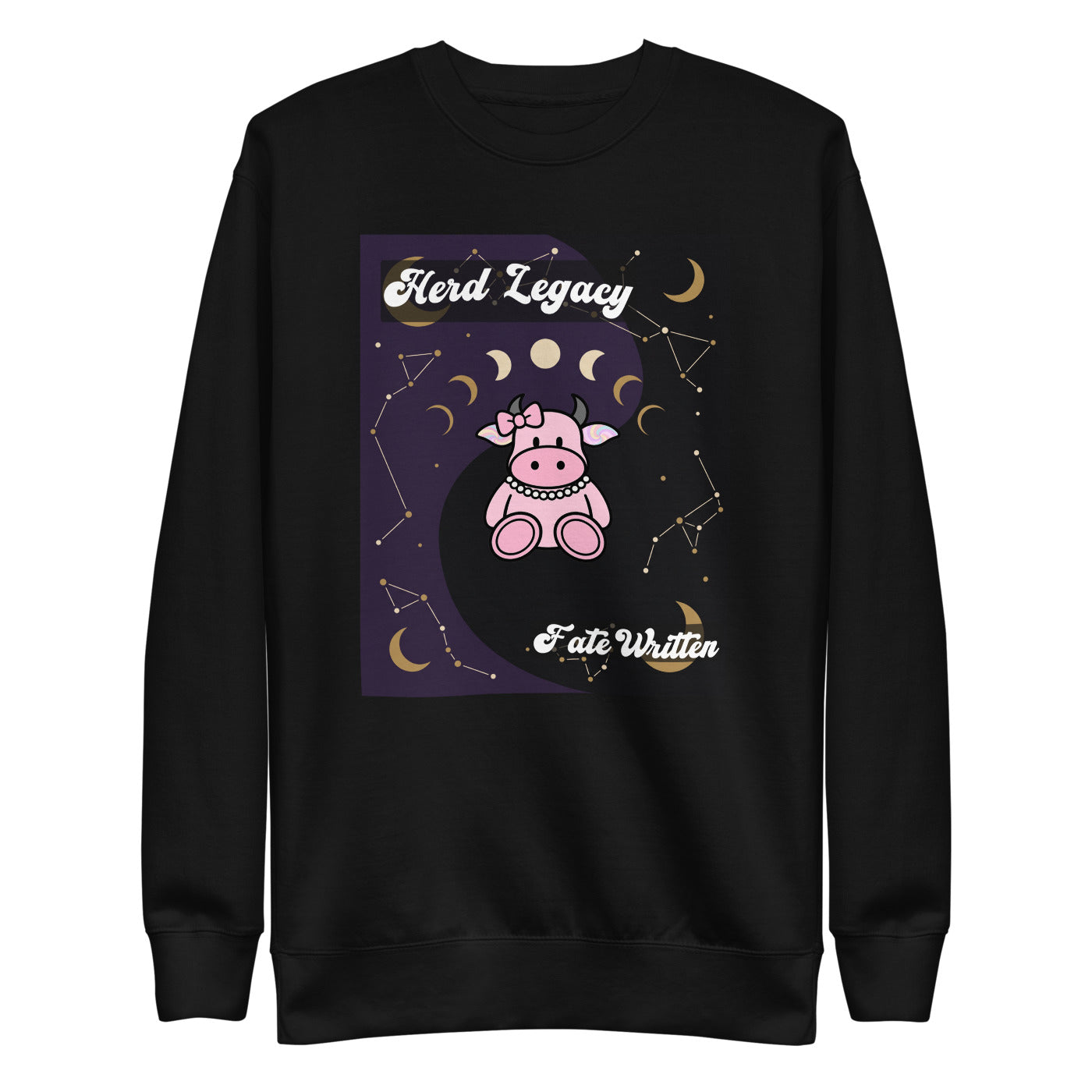 Pocket Cows Crewneck — Written In The Herd — Design 842