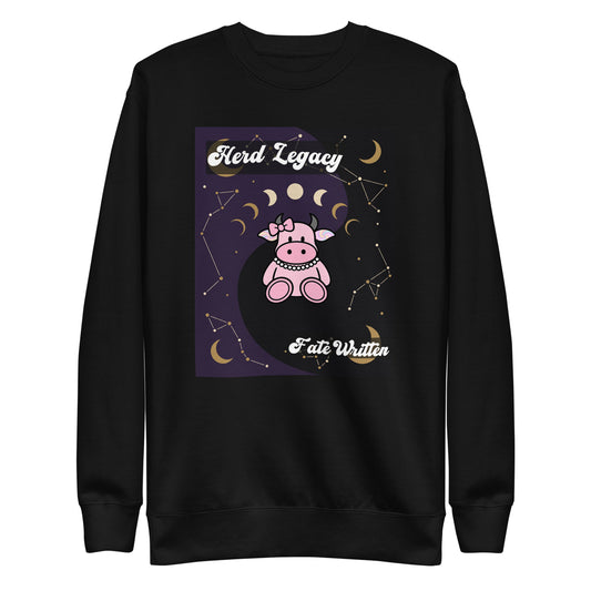 Pocket Cows Crewneck — Written In The Herd — Design 842