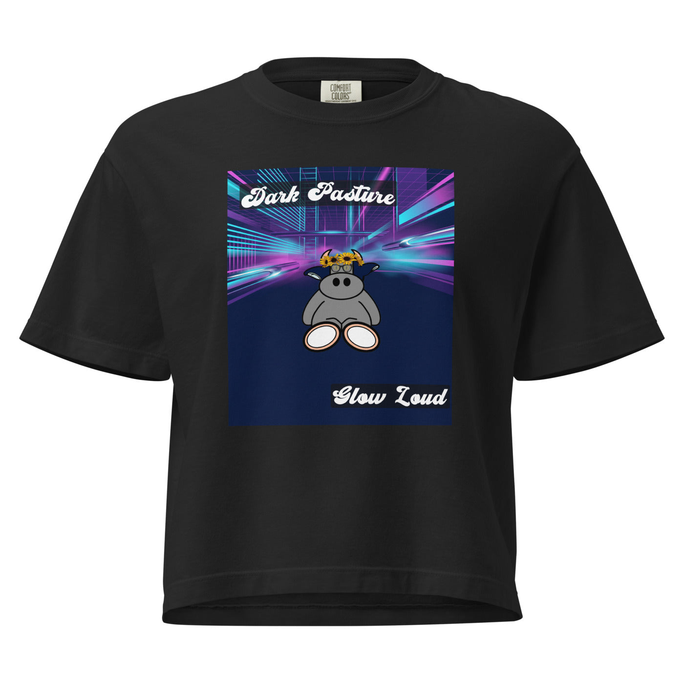 Pocket Cows Women's Heavyweight Boxy T-Shirt — Design 255