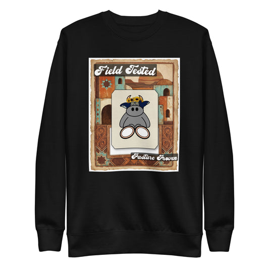 Pocket Cows Crewneck — Built To Roam — Design 02