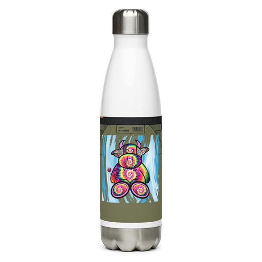Pocket Cows Stainless Steel Water Bottle — Built To Roam — Design 720