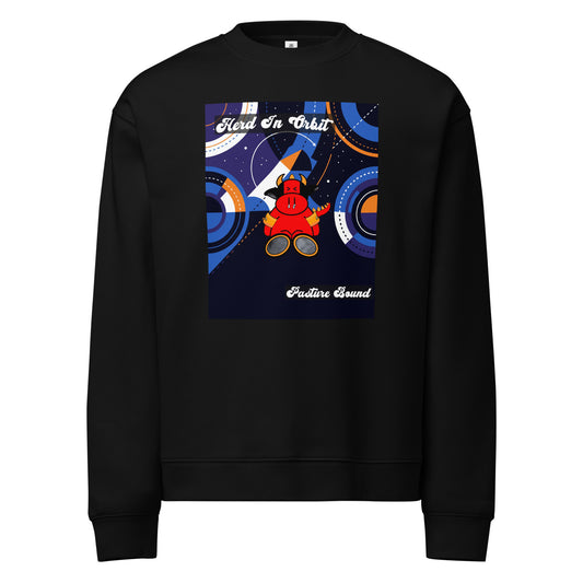 Pocket Cows Unisex Relax Crew Neck Sweatshirt — Design 280