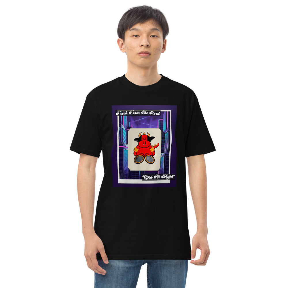 Pocket Cows Heavyweight Tee — Always Fresh — Design 01