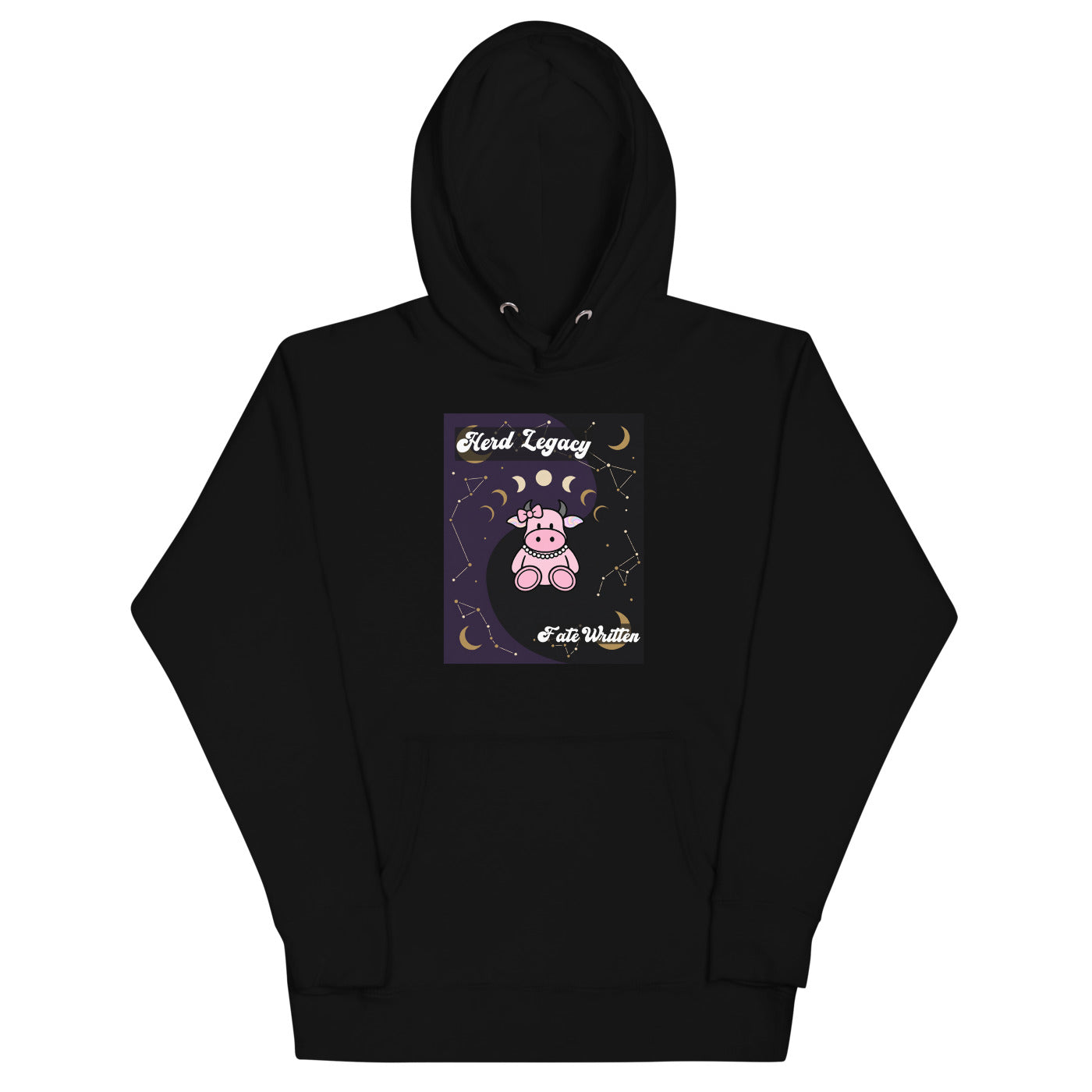 Pocket Cows Hoodie — Written In The Herd — Design 842