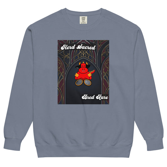 Pocket Cows Unisex Garment-Dyed Sweatshirt — Design 267