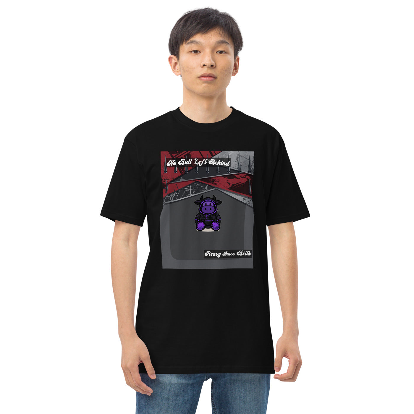 Pocket Cows Heavyweight Tee — No Bull Left — Design 892
