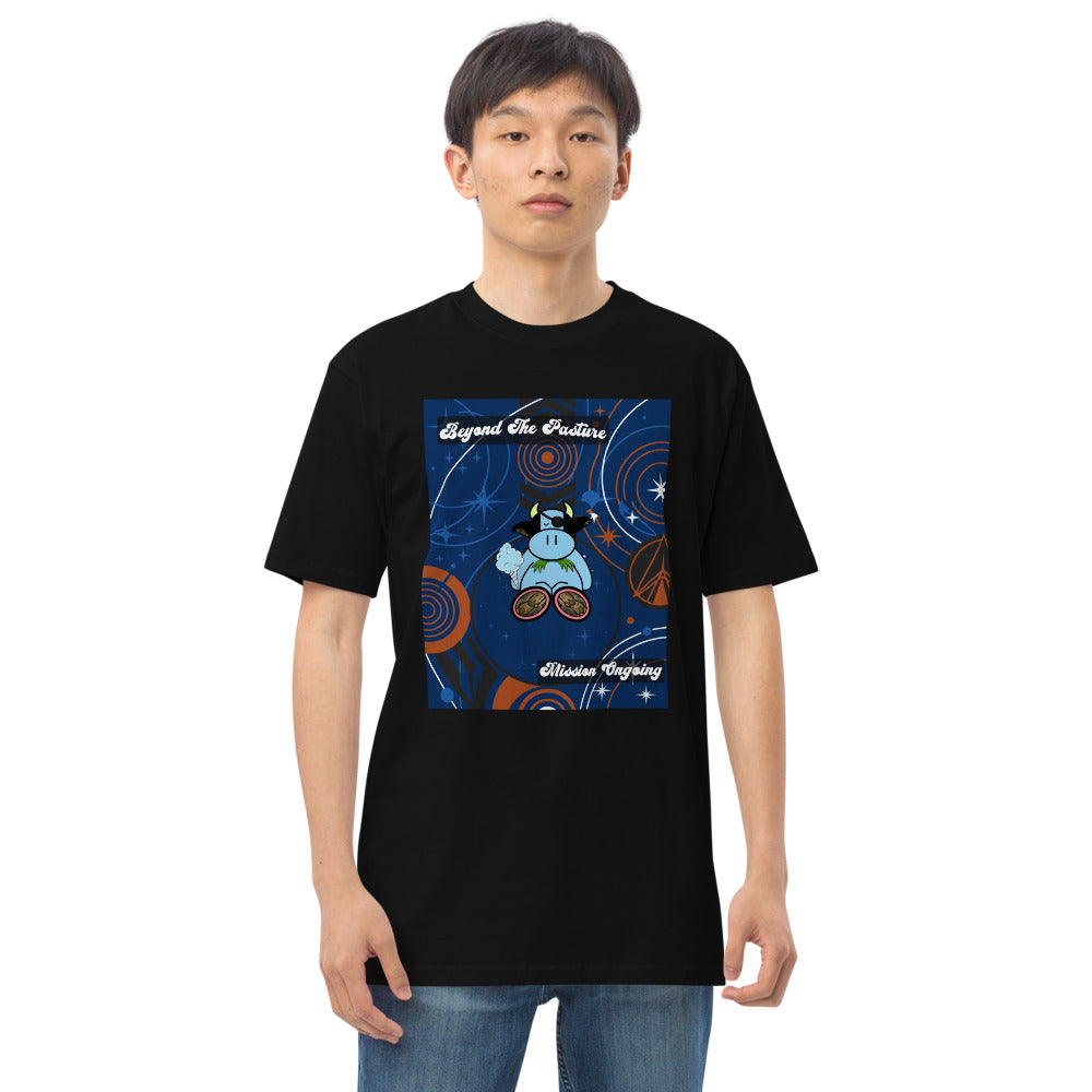 Pocket Cows Heavyweight Tee — Orbit The Herd — Design 83