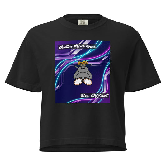 Pocket Cows Women's Heavyweight Boxy T-Shirt — Design 251