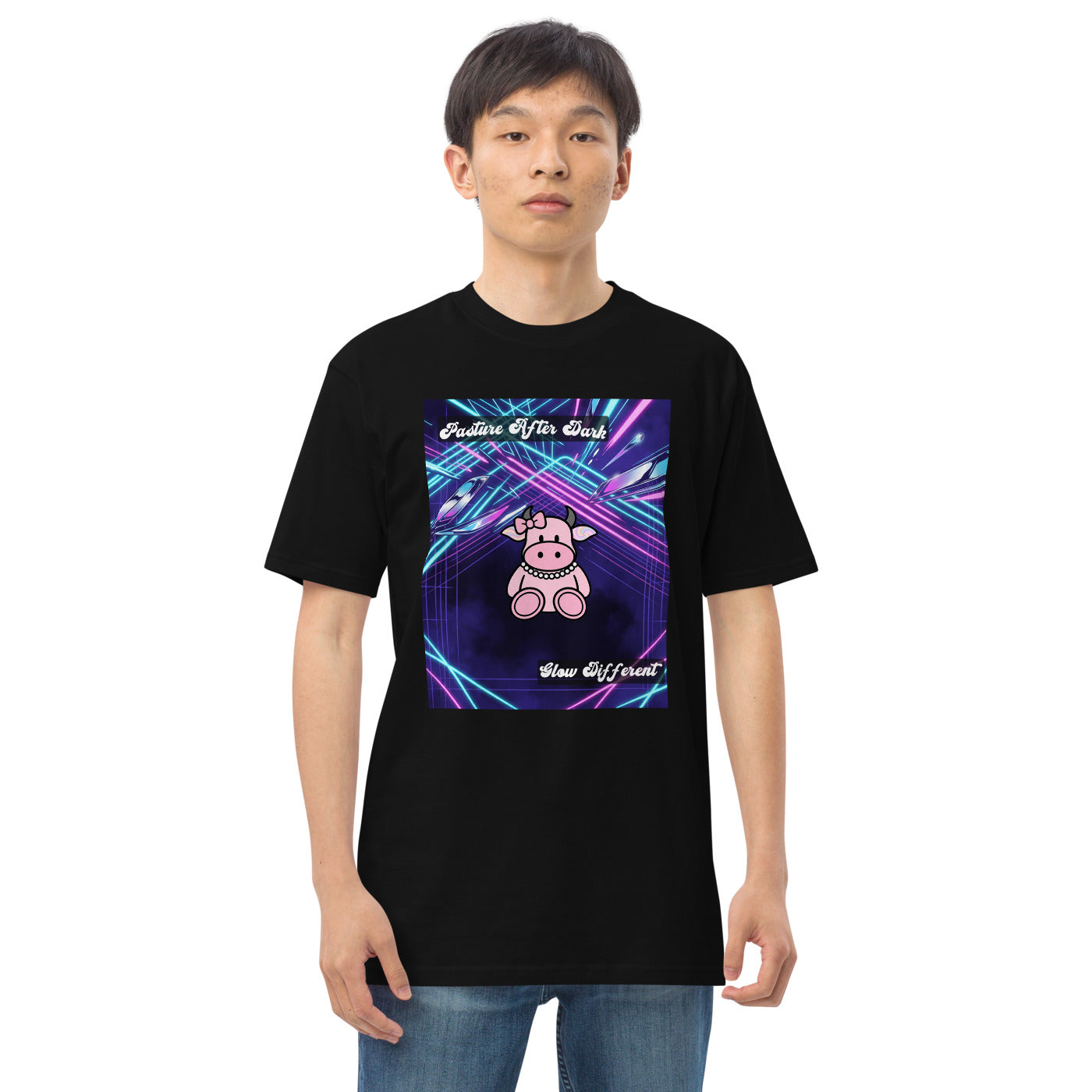 Pocket Cows Heavyweight Tee — After Hours — Design 832