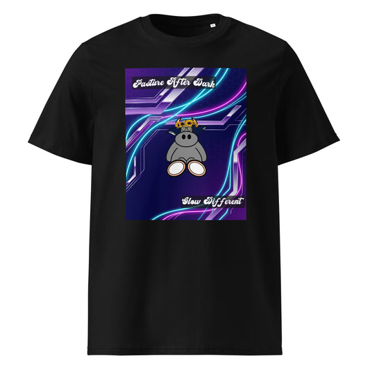 Pocket Cows Unisex Organic Ribbed Neck Creator 2.0 T-Shirt — Design 251