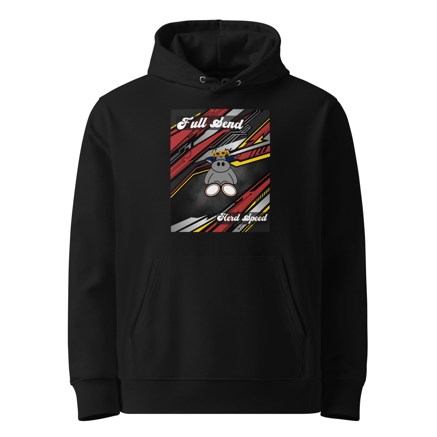 Pocket Cows Unisex Organic Cruiser 2.0 Hoodie — Design 265