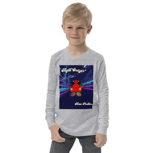 Pocket Cows Youth Long Sleeve Tee — Design 250