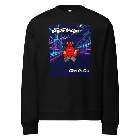 Pocket Cows Unisex Relax Crew Neck Sweatshirt — Design 250