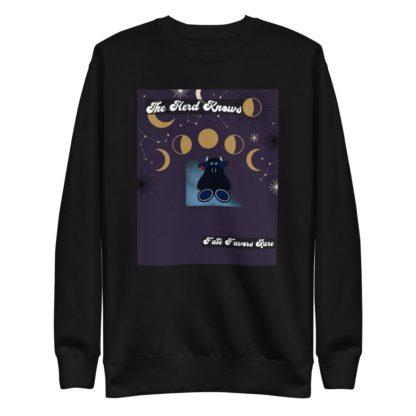 Pocket Cows Crewneck — Written In The Herd — Design 759