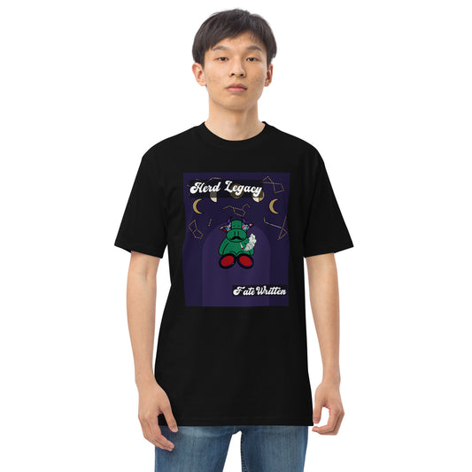 Pocket Cows Heavyweight Tee — Written In The Herd — Design 730