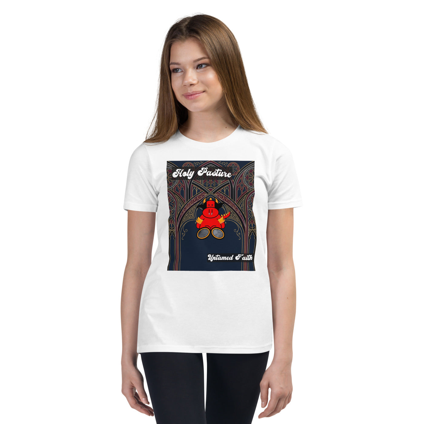 Pocket Cows Youth Staple Tee — Design 270