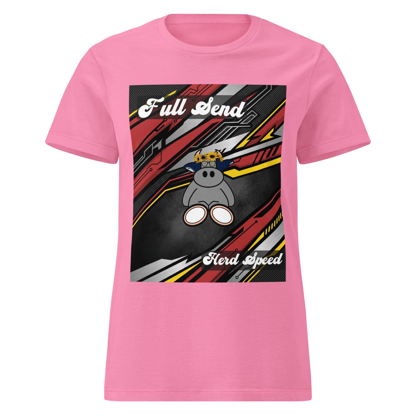 Pocket Cows Women's Softstyle T-Shirt — Design 265