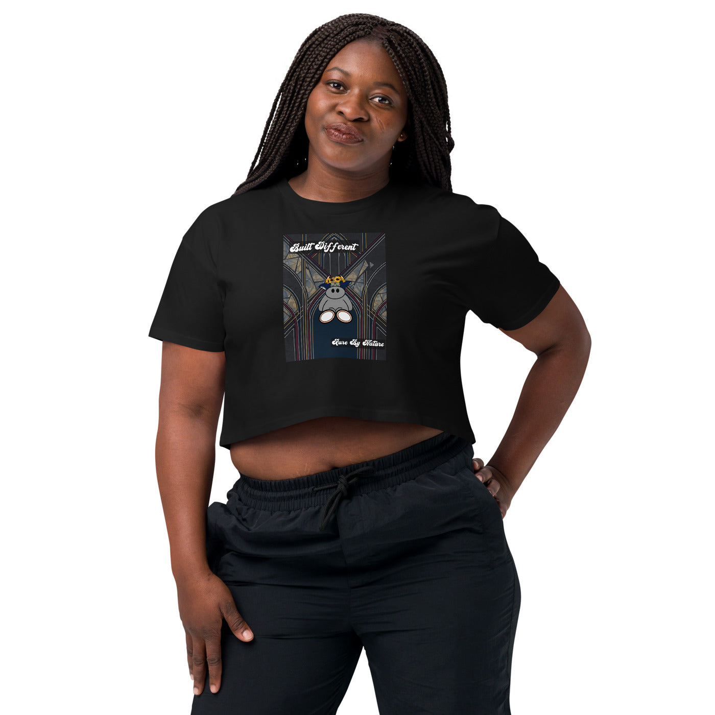 Pocket Cows Women's Crop Top — Design 269