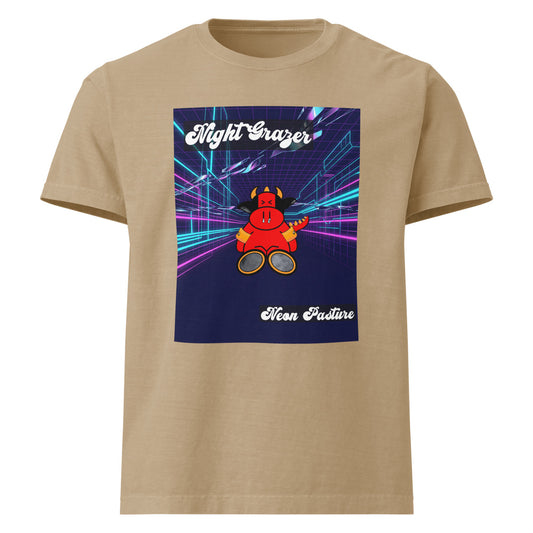 Pocket Cows Unisex Heavyweight Garment Dye Tee — Design 250