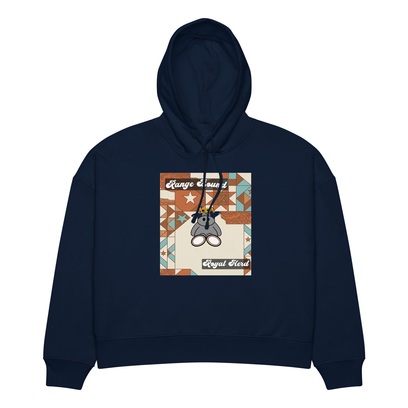 Pocket Cows Women's Organic Stella Nora Hoodie — Design 258
